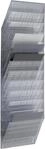 Durable Flexiboxx Prospektspenderset (12 A4 Querformat) transparent, 1709781400