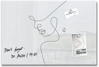 SIGEL Tableau magn&eacute;tique en verre Artverum 60 x 40 cm