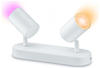 WiZ Imageo 2er-Spot Tunable White and Color, Deckenleuchte, dimmbar, warm- bis