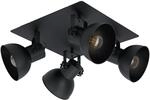 EGLO Deckenlampe Barnstaple 1, 4 flammige Deckenleuchte Vintage, Industrial |...