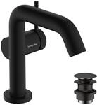 hansgrohe Tecturis S Fine - Waschtischarmatur mit Push-Open Ablauf, energiesparend