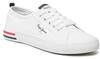 Pepe Jeans Brady Basic B Sneaker, White (White), 32 EU