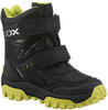 Geox J Himalaya Boy B ABX Ankle Boot, Black/Lime, 25 EU