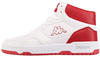 Kappa Unisex STYLECODE: 243304MF Broome MF Sneaker, White/Red, 41 EU