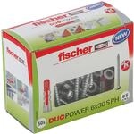 fischer DuoPower 6 x 30 S PH, Universald&uuml;bel mit Panheadschraube,