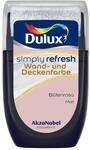 Dulux Simply Refresh Wand- und Deckenfarbe - Bl&uuml;tenrosa &ndash; Tester 30 ml -