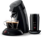 Philips Domestic Appliances Senseo Original Kaffeepadmaschine Mit Milchaufsch&auml;umer -