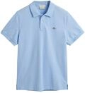 Gant Herren Reg Shield Pique Polohemd, Capri Blue, 3XL EU