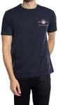 Gant Herren Reg Archive Shield Emb T-Shirt T Shirt, Evening Blue, XXL EU