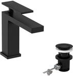 hansgrohe Tecturis E - Waschtischarmatur mit Zugstangen-Ablauf, Wasserhahn Bad...