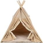 Trixie rutschfestes Tipi f&uuml;r Hunde und Katzen im angesagten Boho-Design Tipi Boho,
