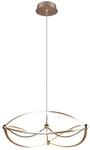 Trio Leuchten LED Pendelleuchte Charivari 321210108, Metall Messing matt, inkl....