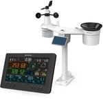 Bresser 7-in-1 Wetter Center Air-Mon: Wetterstation mit WLAN, Luftqualit&auml;tsmonitor,