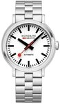 Mondaine Classic Herren Uhr analog Quarzwerk mit Edelstahl Armband MST.4161B.SJ