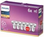 PHILIPS LED Classic GU10 Lampen 3-er Pack (50 W), Reflektor LED Spots mit...