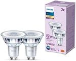 PHILIPS LED Lampe ersetzt 50W, GU10 Reflektor, warmwei&szlig;es Licht (2700 K), 355...