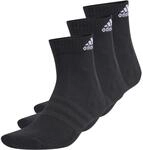 adidas Unisex Kinder Cushioned Sportswear Ankle Socks 3 Pairs, Black / White,...