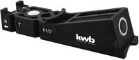 kwb Taschenloch-Bohrschablone inkl. Bohrer, Tiefenstop und TX-20 Bit - Pr&auml;zise