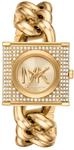 Michael Kors Kettenschloss-Uhr f&uuml;r Damen, Quarz-Drei-Zeiger-Uhrwerk mit