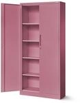 Jan Nowak Aktenschrank Metall abschlie&szlig;bar, B&uuml;roschrank, 195x90x40 cm