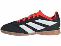 adidas Predator.4 In Sala J Sneaker, Core Black/FTWR White/Solar Red, 38 2/3 EU