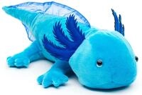 Original Uni-Toys - Axolotl (blau) - 32 cm (L&auml;nge) - Pl&uuml;sch-Wassertier -
