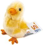 Uni-Toys - K&uuml;ken gelb - 13 cm (H&ouml;he) - Pl&uuml;sch-Huhn, Vogel - Pl&uuml;schtier,