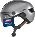 ABUS Stadthelm HUD-Y ACE - stylischer Fahrradhelm mit Visier und magnetischem,
