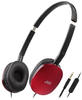 JVC HA-S160M-R - Flats Faltbarer und kompakter Kopfhörer in Glossy Trendfarbe,...