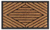 Relaxdays Fußmatte, 45 x 75 cm, Fußabtreter aus Gummi & Kokos, innen & außen,