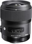 Sigma 35mm F1,4 DG HSM Art Objektiv f&uuml;r Nikon F Objektivbajonett