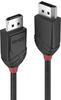 LINDY 36492 2m DisplayPort 1.2 Kabel, Black Line