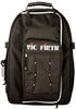 Vic Firth VicPack -- Drummer's Multi-compartment Backpack - Black with Logo