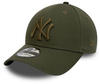 New Era New York Yankees MLB League Essential Tonal Olive 39Thirty Stretch Cap...
