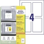 AVERY Zweckform Art. 8001-20 Tr&auml;ger-Etiketten (80 Etikettenhalter, 120x80mm,