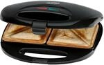 Clatronic&reg; Sandwichmaker mit dreieckigen Sandwichplatten | Sandwichtoaster mit