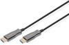 DIGITUS HDMI AOC Hybrid Glasfaserkabel - HDMI 2.0b - 10m - Ultra HD 4k/60Hz -