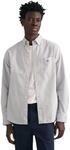 GANT Herren Reg Oxford Banker Stripe Shirt Klassisches Hemd, Persian Blue, L EU