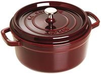 STAUB Cocotte, Gusseisen Br&auml;ter mit Deckel, 26 cm, 5,25 L, Rund, Alle...