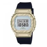 CASIO GM-S5600BC-1ER Unisex-Erwachsene Quarzuhr mit Edelstahlarmband, Schwarz