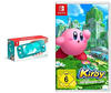 Nintendo Switch Lite, Standard, Türkis-Blau + Kirby und das vergessene Land -