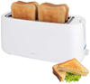 Clatronic Toaster 4 Scheiben | Toaster mit Brötchenaufsatz |...