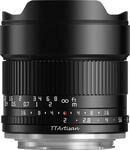 TTArtisan APS-C 10 mm F2 Metallgeh&auml;use, kompatibel mit Fuji X-Halterung,...