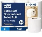 Tork extra weiches Kleinrollen Toilettenpapier 4 6 Rollen x 18.75m, 110406