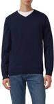 s.Oliver Herren Pullover V-Ausschnitt, Regular Fit, Langarm, 100% Baumwolle
