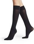FALKE Pure Matt Kniestr&uuml;mpfe marine (6179), 39-42
