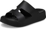Crocs Herren Getaway Platform H-Strap Sandalen, Black, 38/39 EU