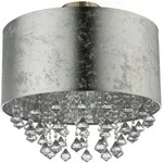 Deckenleuchte 15188D3 in Silberfarben max. 60 Watt Deckenlampe