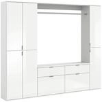 Garderobe Projekt X ca. 212x193 cm Wei&szlig;