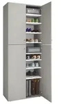 Schuhschrank Lona XXL ca.710x182x37cm Grau